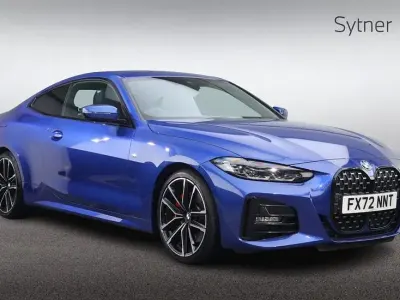 Used BMW 420 Coupé M Sport 181 HP (133 kW) 2022 Blue Coupe