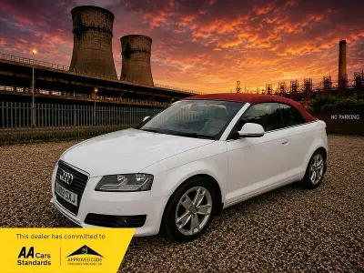 Used Audi A3 Cabriolet Sport 200 HP (147 kW) 2009 White Cabriolet