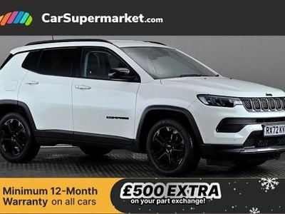 White Used 2022 Jeep Compass Night Eagle SUV | £15,897 (Fair price)