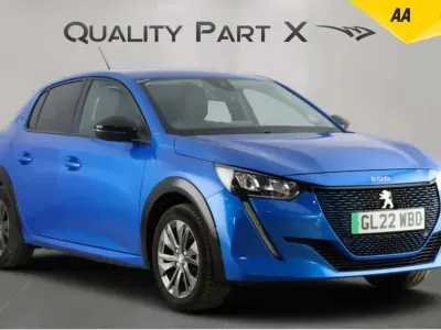 Second-hand Peugeot e-208 Allure Premium 100 kW (136 CP) 2022 Albastru Hatchback