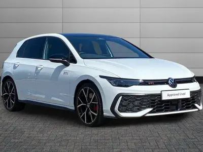 New VW Golf VIII GTI 265 HP (194 kW) 2026 White Hatchback