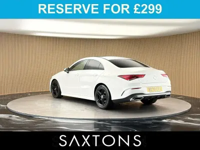 Used Mercedes CLA180 AMG line 136 HP (100 kW) 2020 White Coupe