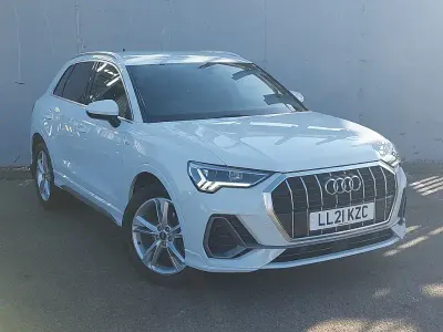 Usado Audi Q3 S-Line 150 CV (110 kW) 2021 Blanco SUV