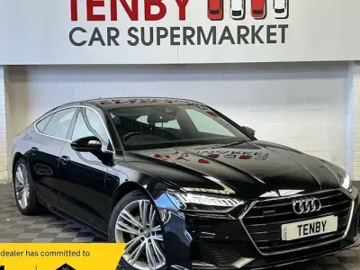 Used Audi A7 Sportback S-Line 286 HP (210 kW) 2019 Black Hatchback