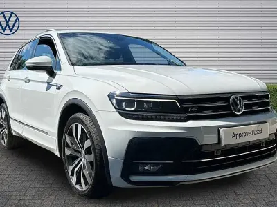 Used VW Tiguan R-line 150 HP (110 kW) 2018 White SUV