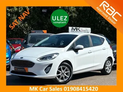 Used Ford Fiesta Zetec 2018 White Hatchback