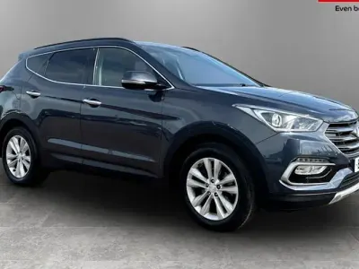 Used Hyundai Santa Fe Premium 200 HP (147 kW) 2018 Blue SUV