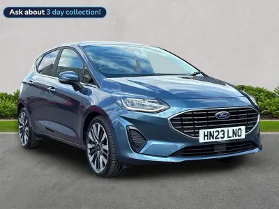 Used Ford Fiesta Titanium X 125 HP (91 kW) 2023 Blue Hatchback