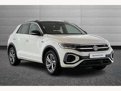 Pure white Used 2025 VW T-Roc R-line SUV | £27,095 (Fair price)