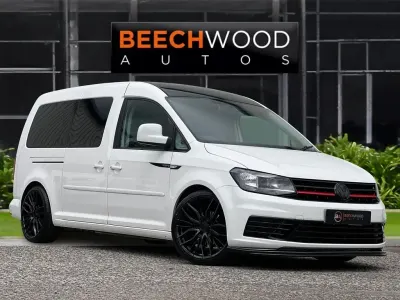 Used VW Caddy Maxi S 102 HP (75 kW) 2016 White MPV