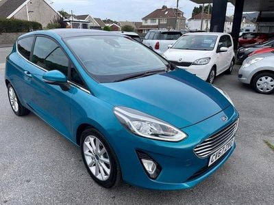 Blue Used 2017 Ford Fiesta Titanium Hatchback | £7,994 (A bit pricey)