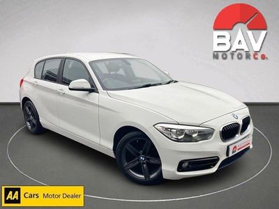 Used BMW 118 Sport Line 2017 White Hatchback