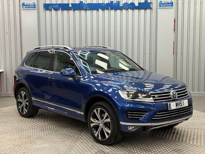 Used VW Touareg R-line 262 HP (192 kW) 2016 Blue SUV