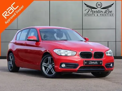 Używany BMW 118 Sport Line 136 KM (100 kW) 2016 Czerwony Hatchback