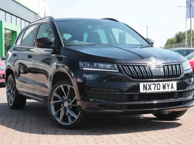 Used Skoda Karoq SportLine 150 HP (110 kW) 2020 Black magic pearl effect SUV
