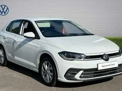 Used VW Polo Style 95 HP (69 kW) 2021 Pure white Hatchback