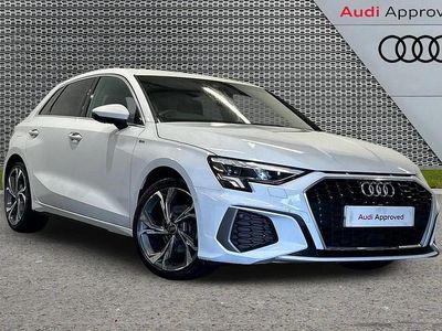 Used Audi A3 S-Line 147 HP (108 kW) 2023 White Sedan