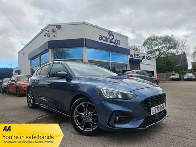 Used Ford Focus ST-Line 120 HP (88 kW) 2020 Blue Hatchback