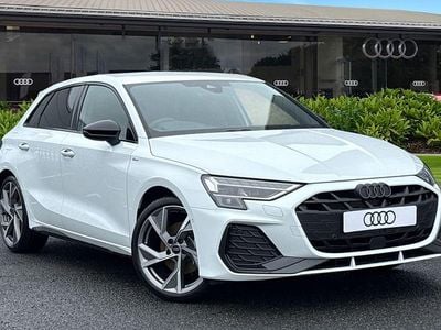 White New 2025 Audi A3 Sportback Black Edition Hatchback | £31,155 (Super price)