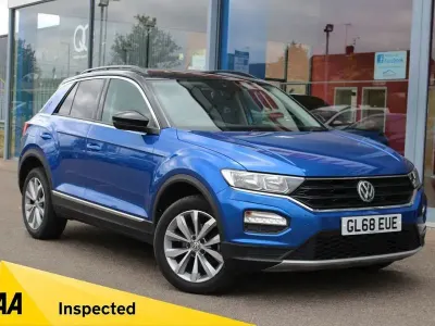 Used VW T-Roc Design 150 HP (110 kW) 2018 Blue SUV