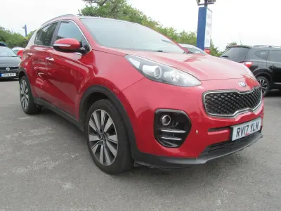 Used Kia Sportage 115 HP (84 kW) 2017 Red SUV