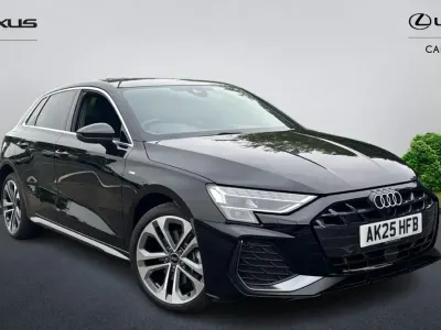 Used Audi A3 Sportback S-Line 2025 Black Hatchback