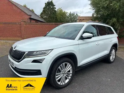 Used Skoda Kodiaq SE L 150 HP (110 kW) 2018 White SUV