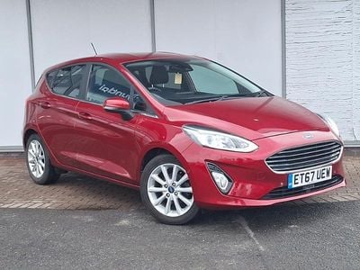Used Ford Fiesta Titanium 125 HP (91 kW) 2018 Red Hatchback