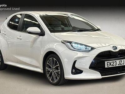 Used Toyota Yaris Hybrid 2023 White Hatchback