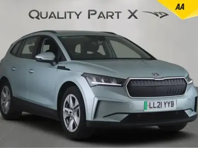 Used Skoda Enyaq iV Loft 150 kW (204 HP) 2021 Silver SUV