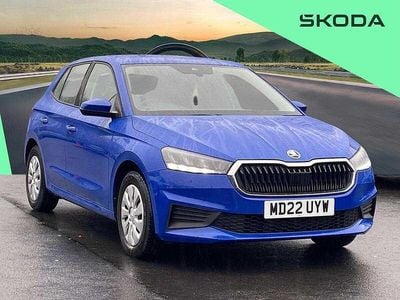 Used Skoda Fabia 65 HP (47 kW) 2022 Blue Hatchback