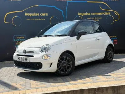 Used Fiat 500 70 HP (51 kW) 2021 White/black Hatchback