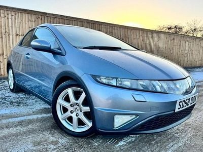 Blue Used 2008 Honda Civic EX Hatchback | £1,995 (Fair price)