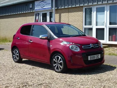 Used Citroën C1 Flair 68 HP (50 kW) 2018 Red Hatchback