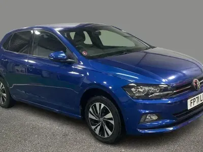 Used VW Polo Match 80 HP (58 kW) 2021 Blue Hatchback