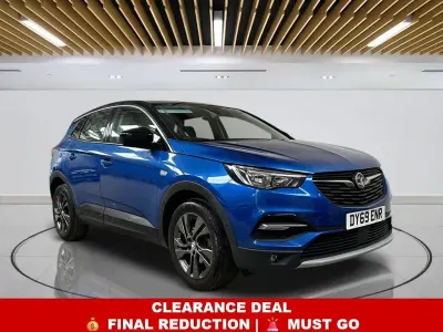 Used Vauxhall Grandland X Sport 130 HP (95 kW) 2019 Blue SUV