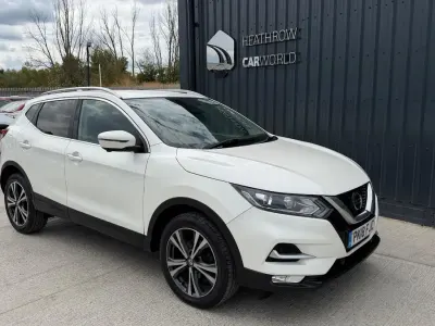 Used Nissan Qashqai N-Connecta 115 HP (84 kW) 2018 White SUV