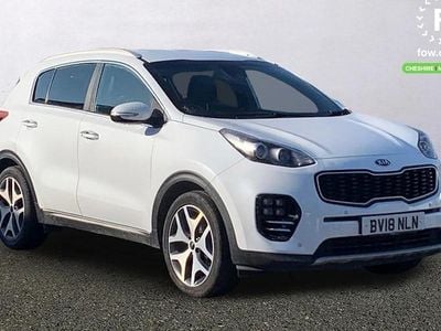 Used Kia Sportage GT-Line 116 HP (85 kW) 2018 White SUV