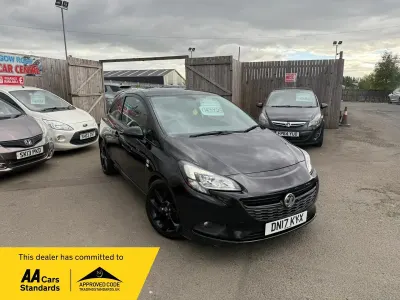 Used Vauxhall Corsa Edition 75 HP (55 kW) 2017 Black Hatchback