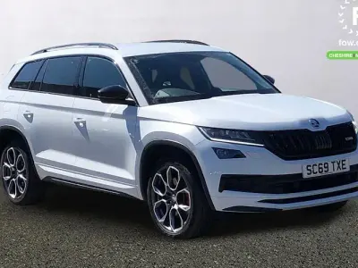 Używany Skoda Kodiaq vRS 239 KM (175 kW) 2019 Biały SUV