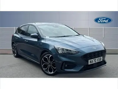 Used Ford Focus ST-Line X 123 HP (90 kW) 2020 Blue Hatchback