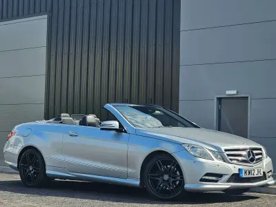Used Mercedes E250 2012 Silver Cabriolet