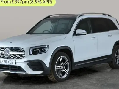Begagnad Mercedes GLB200 AMG Line Premium Plus 163 HK (119 kW) 2021 Vit SUV