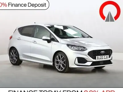 Used Ford Fiesta ST-Line 125 HP (91 kW) 2022 Silver Hatchback