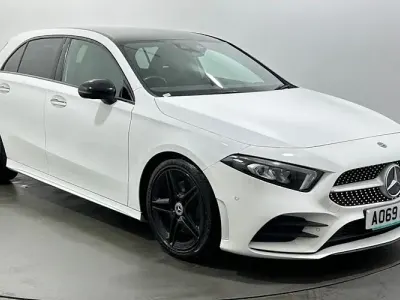 Used Mercedes A220 AMG Line Premium 190 HP (139 kW) 2019 White Hatchback