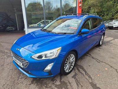Used Ford Focus Titanium X 125 HP (91 kW) 2019 Blue Estate