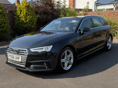 Used Audi A4 S-Line 190 HP (139 kW) 2017 Black Estate