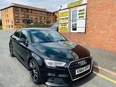 Black Used 2016 Audi A3 S-Line Sedan | £12,990 (A bit pricey)