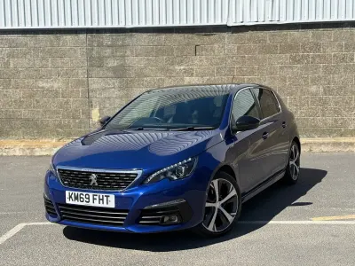 Used Peugeot 308 GT-line 2019 Blue Hatchback
