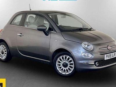 Grey Used 2018 Fiat 500 Lounge Hatchback | £5,595 (Good price)